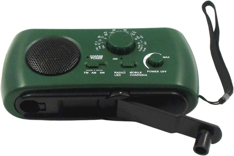 ويوبلز راديو يعمل بالطاقة الشمسية، بطارية 800 مللي أمبير، راديو طوارئ NOAA للأحوال الجوية، مصباح دينامو يدوي، بنك طاقة محمول، منبه SOS، موجات AM/FM/SW، ومصباح LED للطوارئ الخارجية - Image 3